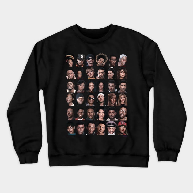 90's RnB Crewneck Sweatshirt by Art Simpson